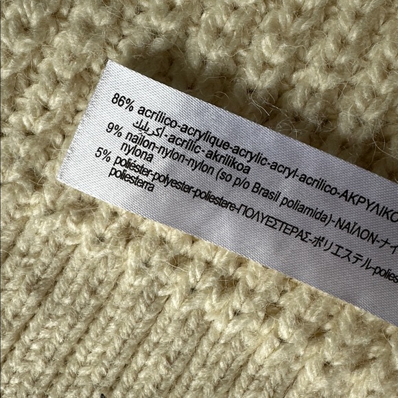 Zara long wrap chunky knit oversized cardigan - Picture 6 of 11